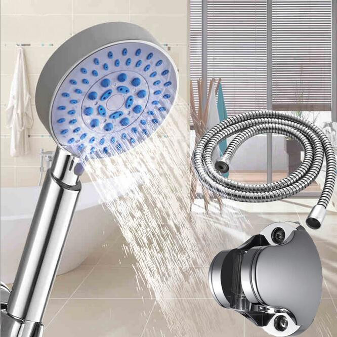 5 Functions Supercharged Handheld Rain Shower Head Home