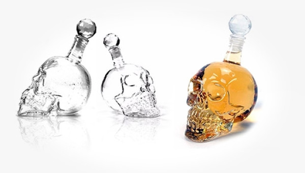 Crystal Glass Skull Bottle 350ML 550ML 1000ML