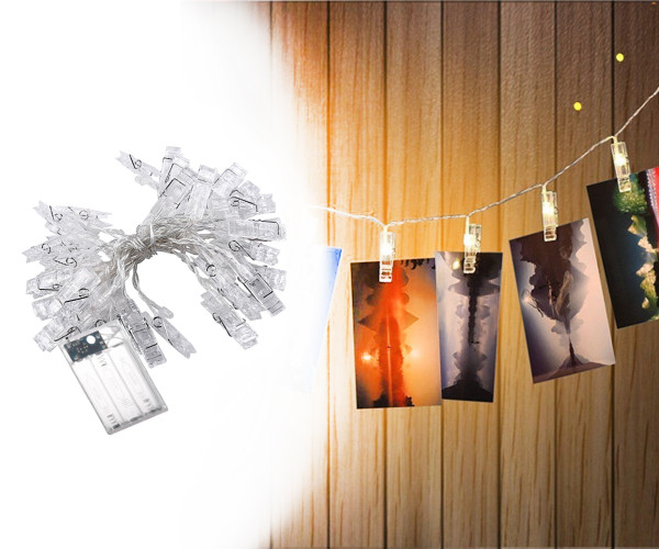 Card Photo Clip String Light