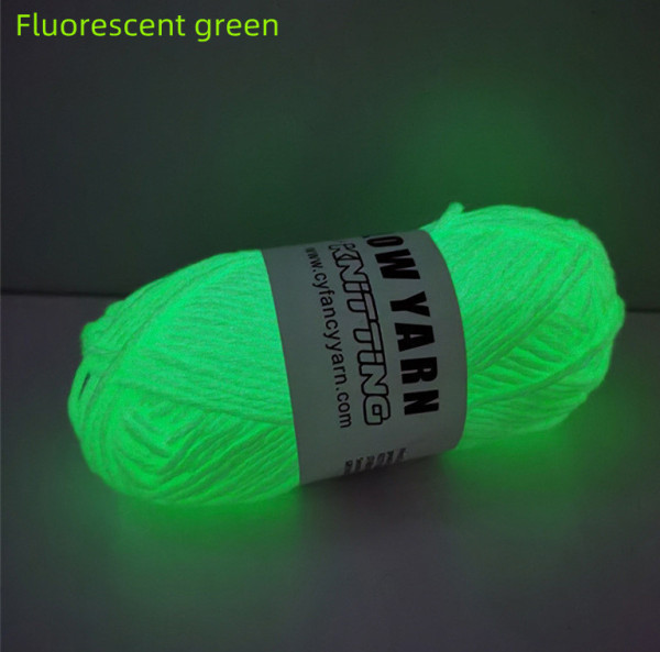 DIY knitting luminous yarn