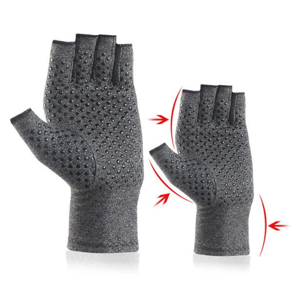 Wrist relief half finger glove