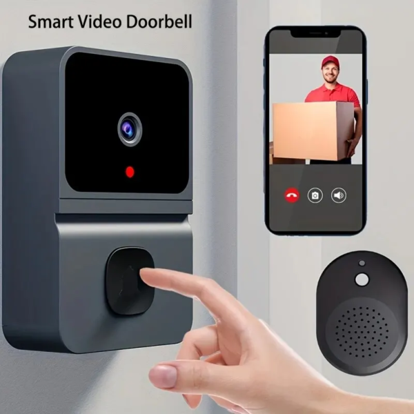 Visual smart wireless doorbell