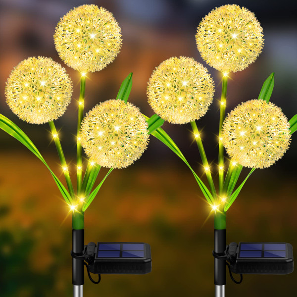 Solar dandelion floor lamp