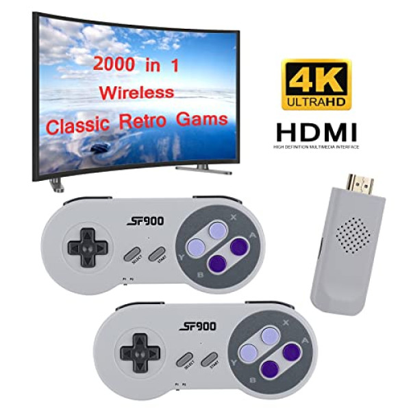 SF900 mini wireless HDMI wireless TV game console 1700 games