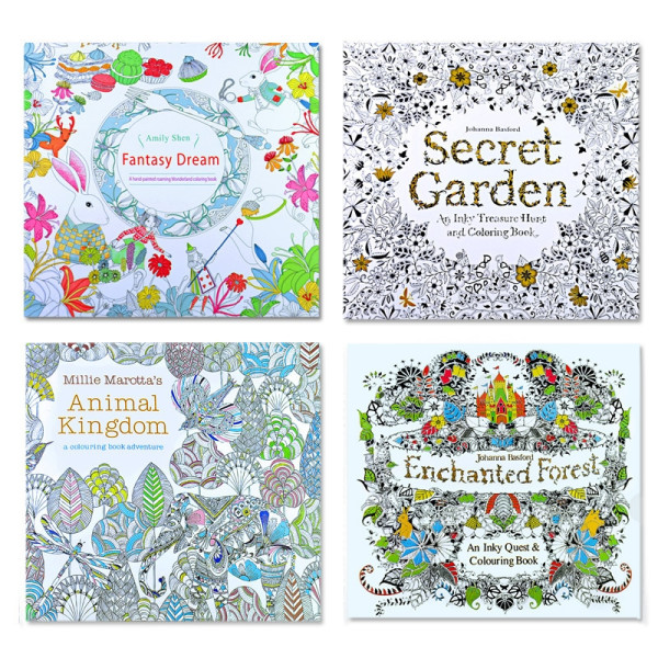 Coloring Book For Children Adult Relieve Stress
