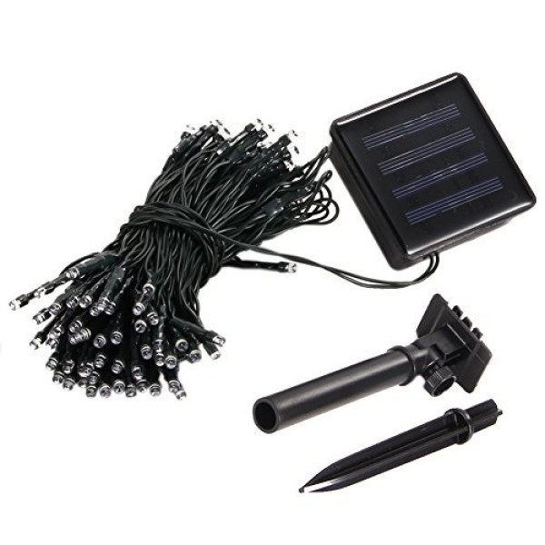 12M 100Led Christmas Solar Led String Fairy Light 
