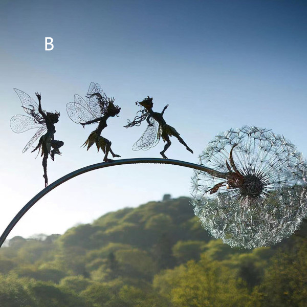 Dandelion Fairy Garden Ornament