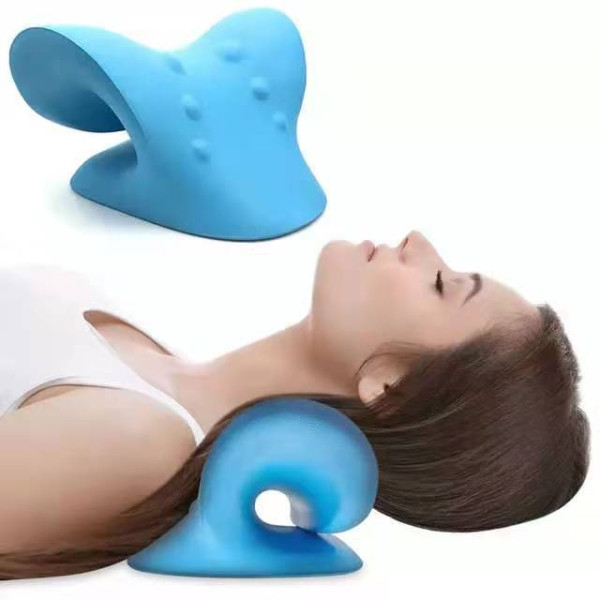 Cervical spine repair traction pillow