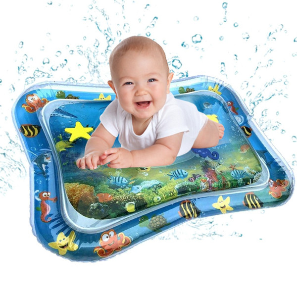 Baby Play Water Mat Inflatable Infants Tummy Time Playmat 