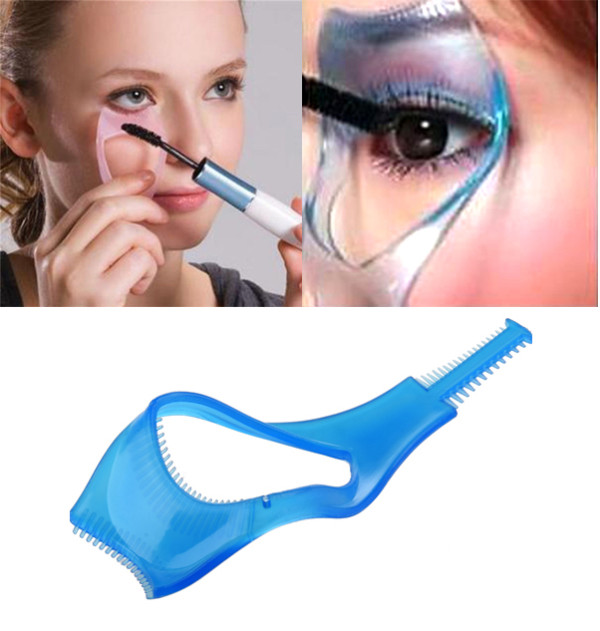 3 IN 1 Cosmetic Mascara Applicator Guide Eyelash Comb