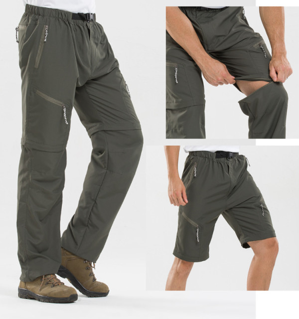 Detachable quick-dry pants