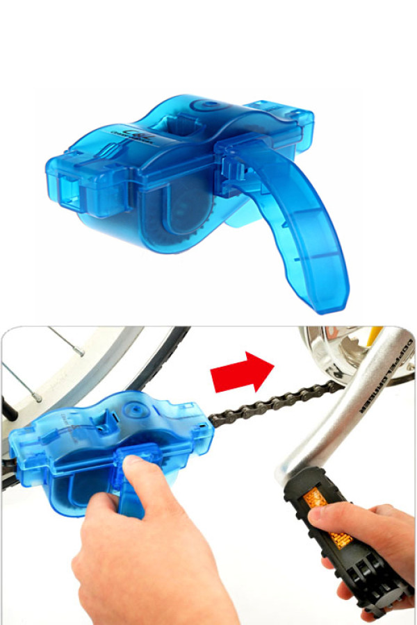 Bicycle Chain Cleaner Brush Scrubber