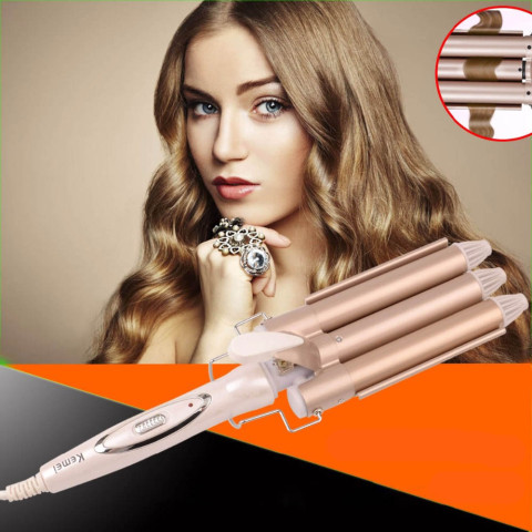 Professional Ceramic Curling Triple Barrel Hair Curler