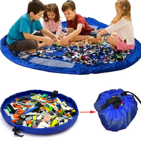 Children's Play Mat and Toys Storage Bag