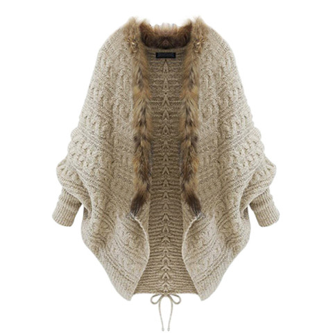 Loose Batwing Sleeve Sweater Cardigan