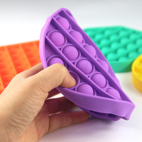 2pcs Push and pop it Fidget toy foam sensory autism requires gentle pressure relief for adult children, fun anti-stress release pressure toys 