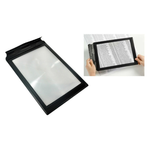 3X A4 Full Page Magnifying Glass Reading Aid Lens