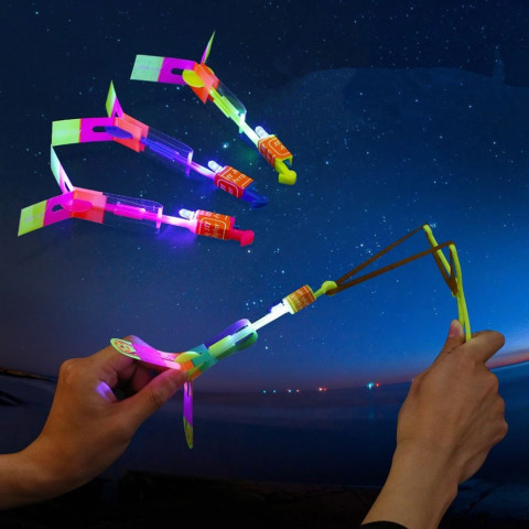 LED Light Arrow Rocket Helicopter