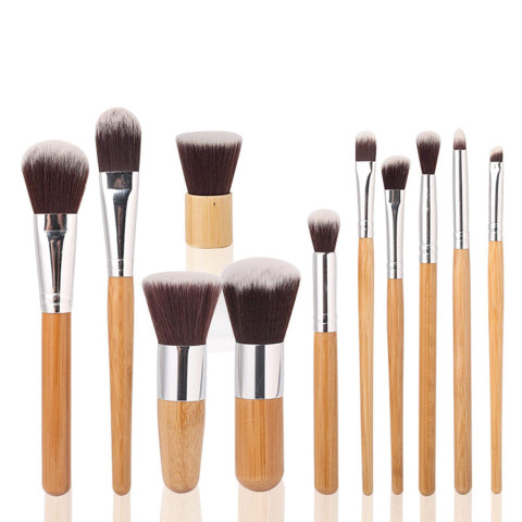 Bamboo 11pcs Makeup brush set