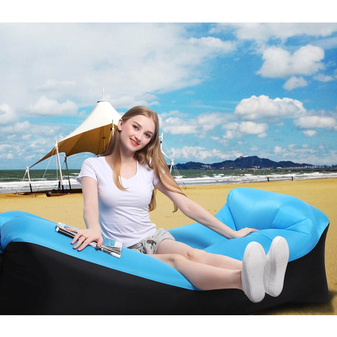 Inflatable sofa with pillow
