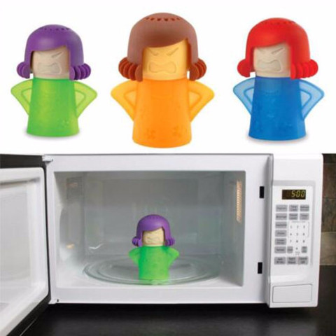 Microwave Cleaner  Angry Mama Oven Steam Cleaner Easily Cleans The Stains in Minutes,wipe off The Smell of Bedroom,Bathroom 