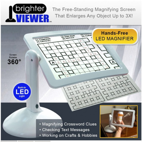 Bright Viewer With Light In White Lamp Up To 3X
