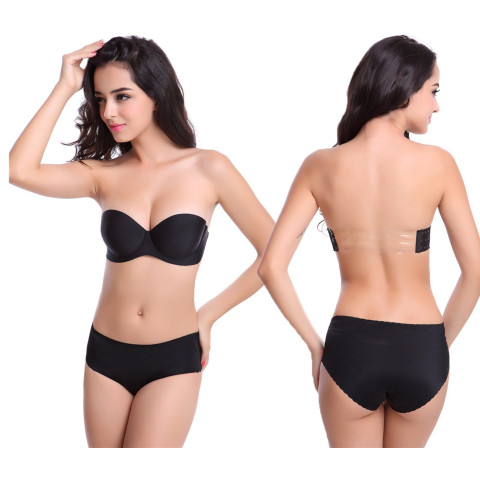 Strapless Seamless invisible halter bra