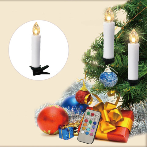 Remote Control  Xmas Party LED Light Candle