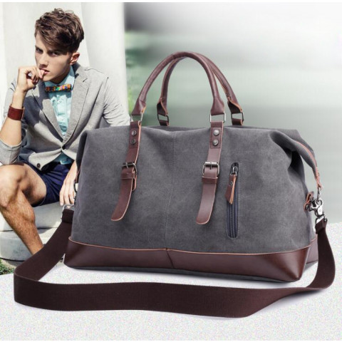 Casual canvas luggage bag