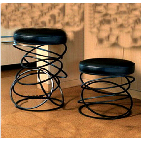 Iron creative chair stool