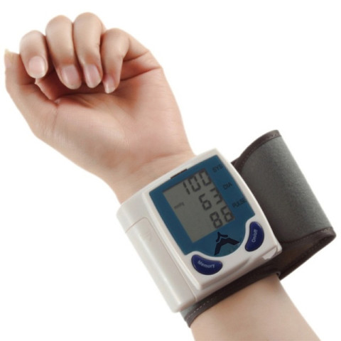 Automatic Digital LCD Wrist Blood Pressure Monitor