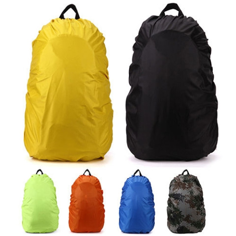 Candy Color and Seamless Construction Waterproof Rainproof Backpack Rucksack Rain Dust Cover Bag for Camping Hiking
