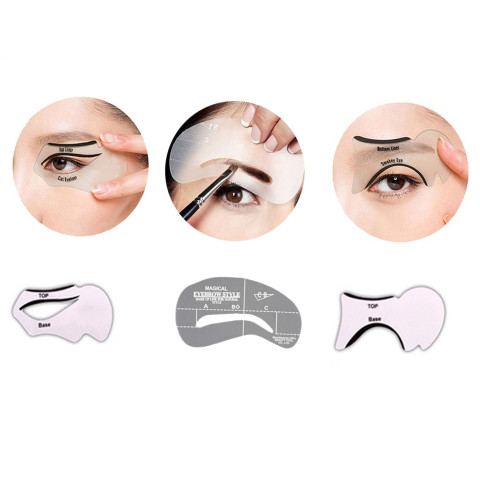 Eyebrow Template Stencils and eyeliner stencil tool