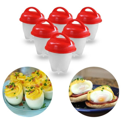 6PCS Non-stick Egg Egglettes Cooker