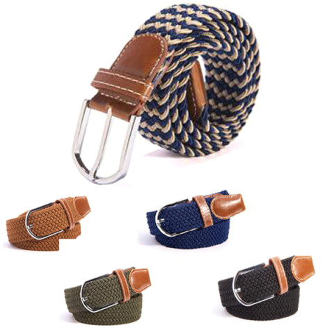 Fashion Unisex Casual Knitted Woven Belt