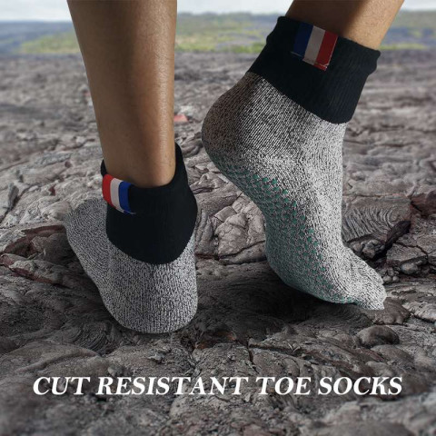 Unisex Cut Resistant Five Toe Socks Comfortable Non Slip Stockings Barefoot Socks