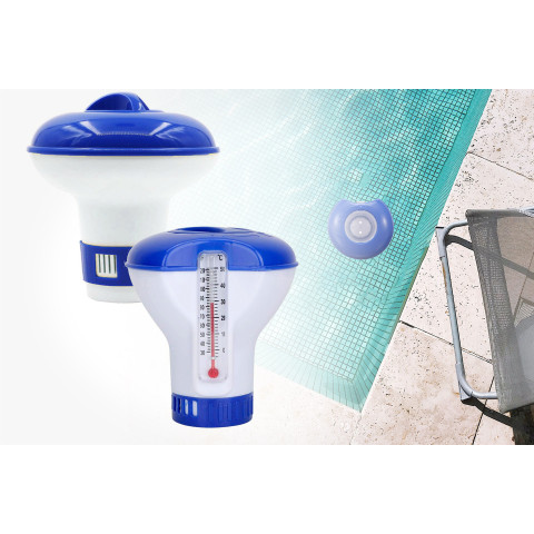 2pcs Swimming pool cleaning tool Liquid chlorine dispenser