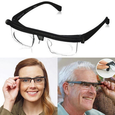 Adjustable Lens Eyeglasses Variable Focus Distance Glasses