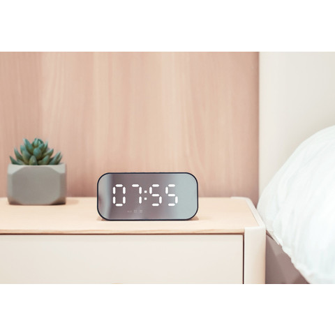 HAVIT Portable Bluetooth Speaker Alarm Clock Wireless LED Display