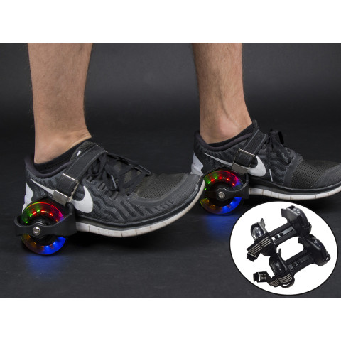 Sporting Pulley Lighted Flashing Heel Skate Rollers