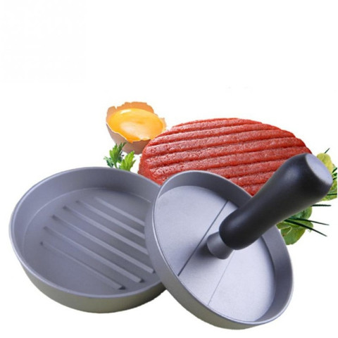 Delidge 1 Set Round Shape Hamburger Press Aluminum Alloy