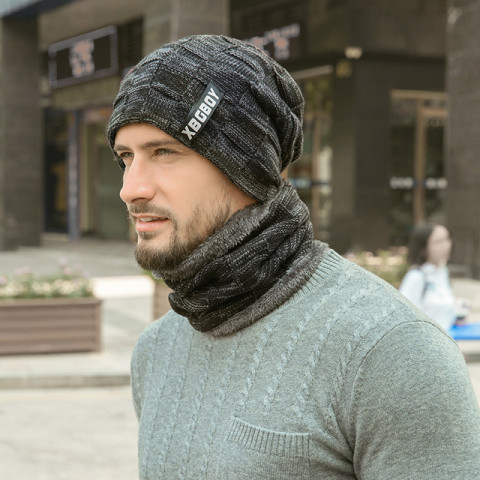 2in1 Cold Weather Beanie with Flexible Neck Guard