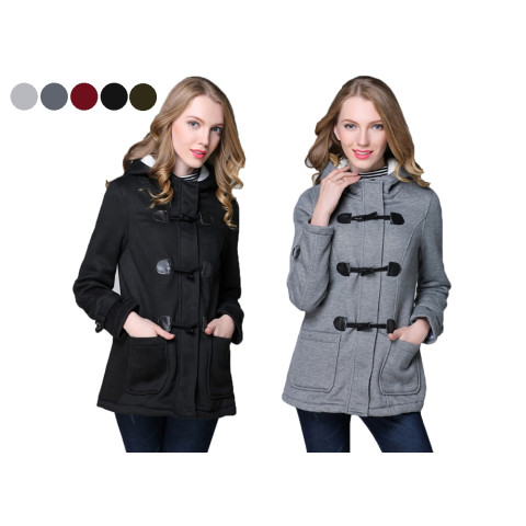 Women Thicken hooded jacket coat