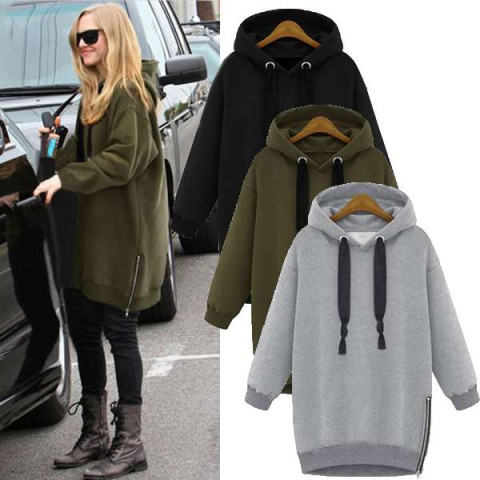 Women Long Sleeve Hooded Jacket