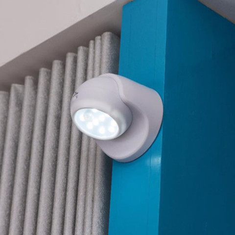  360°Motion Activated Sensor 7 LED Weatherproof Auto-sensing Path Cordless Lamp indoor and outdoor