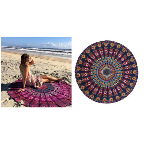 Round Beach Towel Yoga Mat