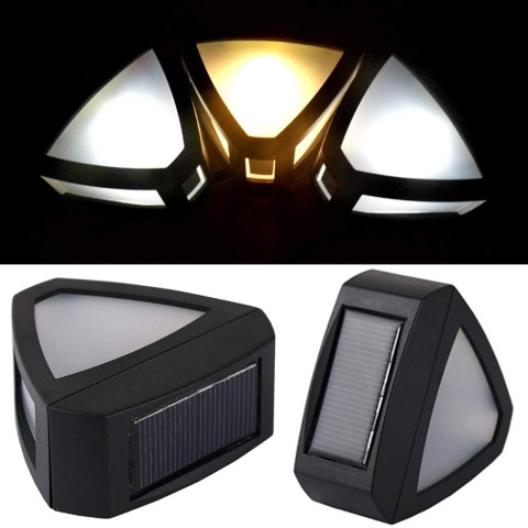 Retro solar wall lights