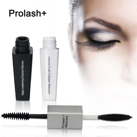 Prolash+ EPM Mascara Magic Lengthening Extension Volume Curls Collagen Mascara Double Fiber Lash Extender Eye Makeup