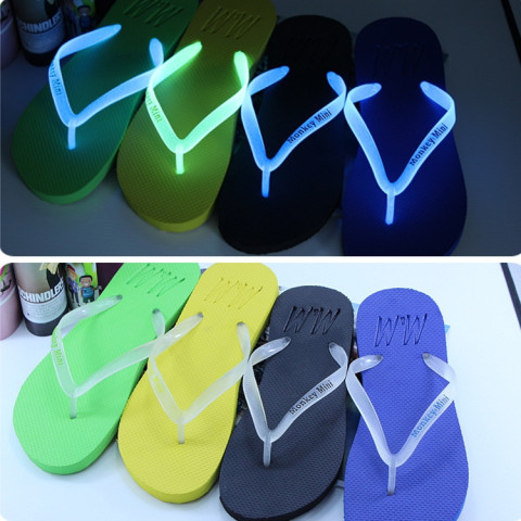 Luminous Summer slippers