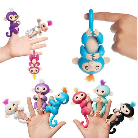 6Colors Cute Smart Interactive Finger Monkey Baby Toy